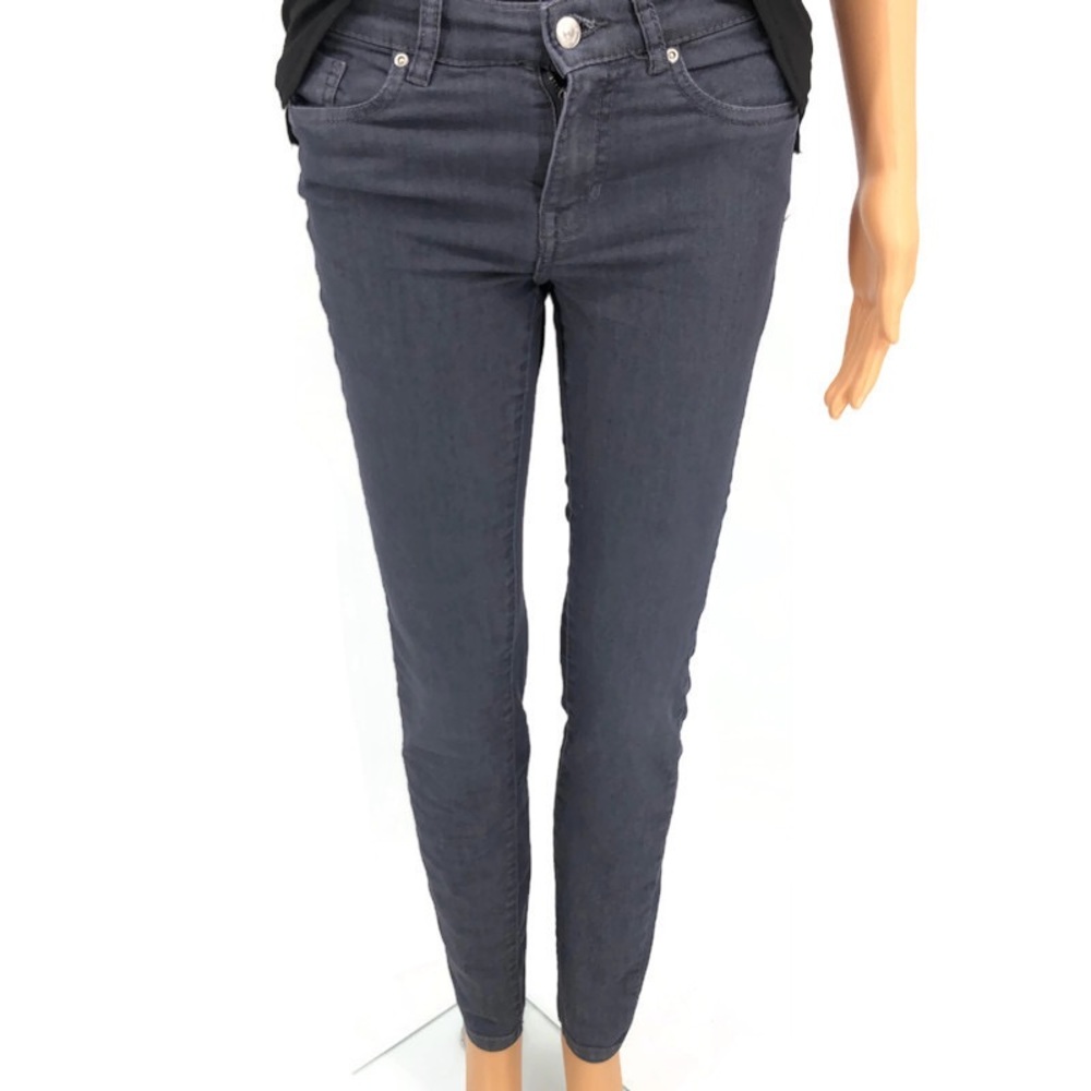 H&M LOGG Dark Blue Skinny Jeans -Size 6 - Picture 1 of 8